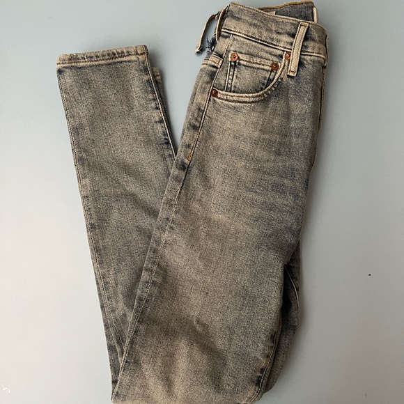 Agolde Pinch Waist Jeans Size XXS - Picture 2 of 7